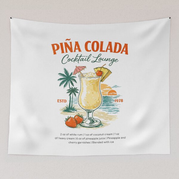 Item preview, Piña Colada Cocktail Lounge designed and sold by Matinez Pink.