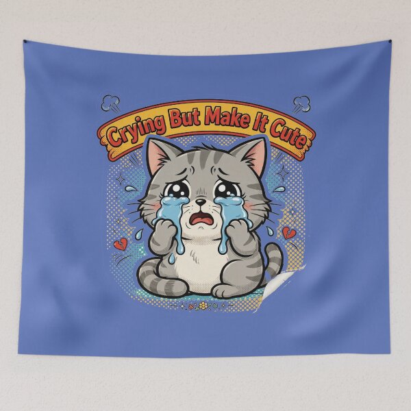 Item preview, Crying But Make It Cute designed and sold by HAYA6395.