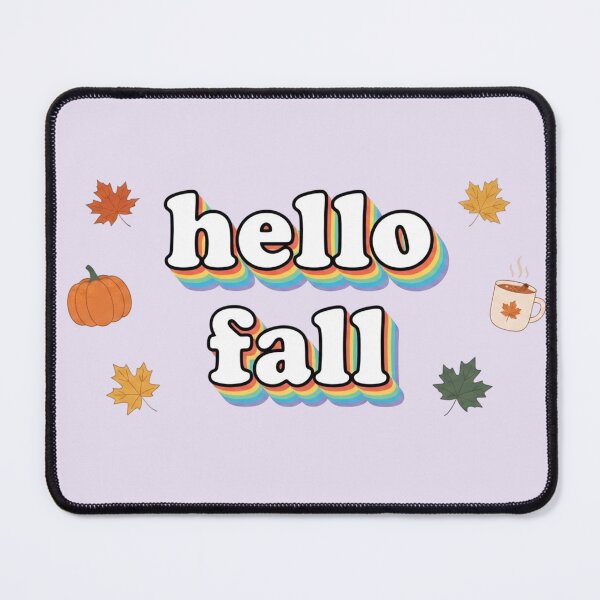Item preview, Hello Fall Retro Rainbow Autumn Design designed and sold by BoringClothes .