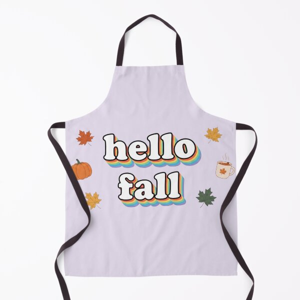 Item preview, Hello Fall Retro Rainbow Autumn Design designed and sold by BoringClothes .