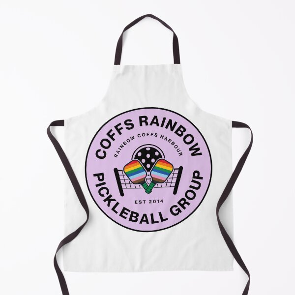 Item preview, Rainbow Pickleball Lilac designed and sold by flairandsquare.