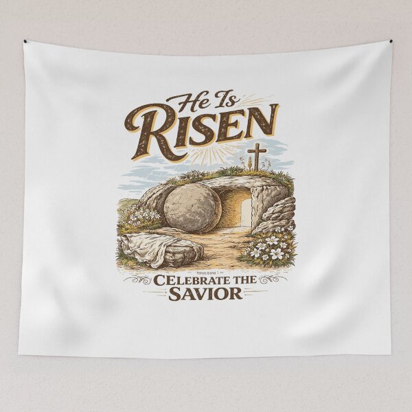 Item preview, He Is Risen Celebrate the Savior designed and sold by Matinez Pink.