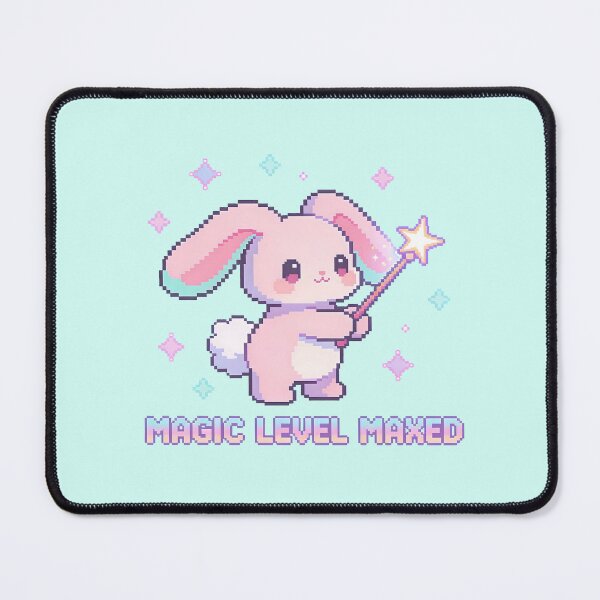 Item preview, Bunny Witchy Vibes - Cute Magical Mage Pixel Art designed and sold by PotionPixelArt.