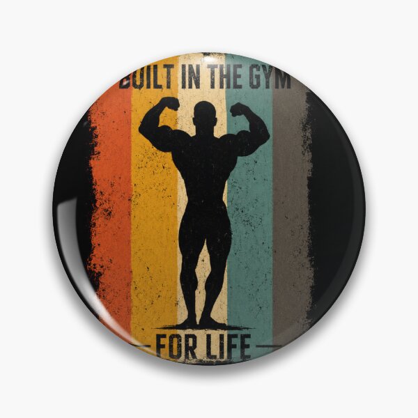 Item preview, Built In The Gym For Life Vintage Bodybuilding Retro Fitness Graphic designed and sold by Digistore1221.