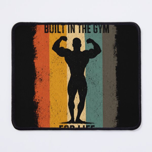 Item preview, Built In The Gym For Life Vintage Bodybuilding Retro Fitness Graphic designed and sold by Digistore1221.