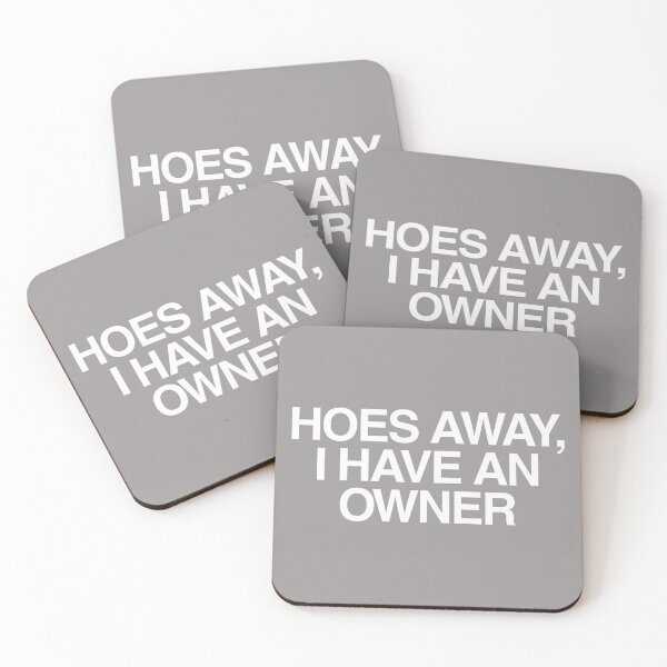 Item preview, Hoes Away I Have an Owner Funny Unhinged Meme Gen Z Couple designed and sold by KathieFaugh.