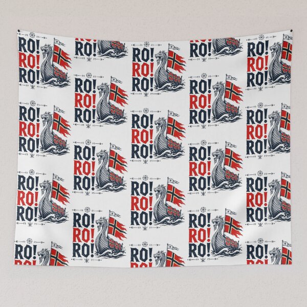 Item preview, Ro! Ro! Ro! Viking Dragon Ship Norway designed and sold by ajifujpost.