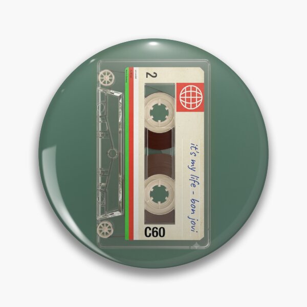 Item preview, Retro Audio Cassette Tape Its My Life Vintage 80s Rock  designed and sold by piketo.