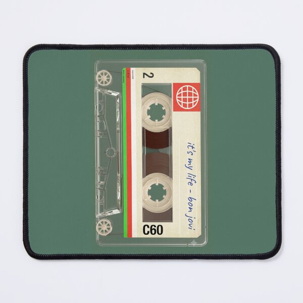 Item preview, Retro Audio Cassette Tape Its My Life Vintage 80s Rock designed and sold by piketo.