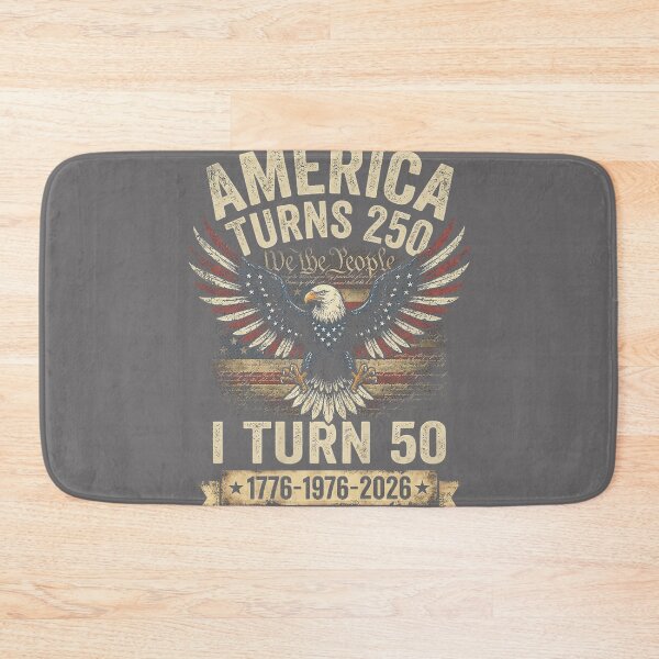 Item preview, Birthday Men Women 4th of July America Turns 250 I Turn 50 designed and sold by KristineLi.