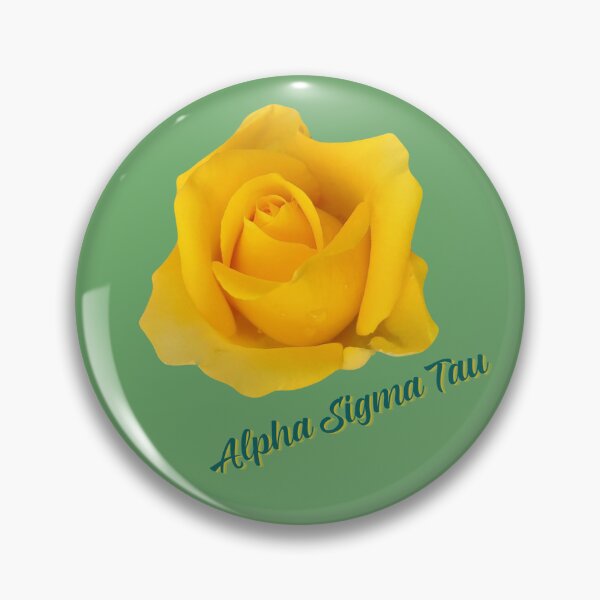 Item preview, Alpha Sigma Tau Sorority Yellow Rose Flower designed and sold by JaymeOctober.