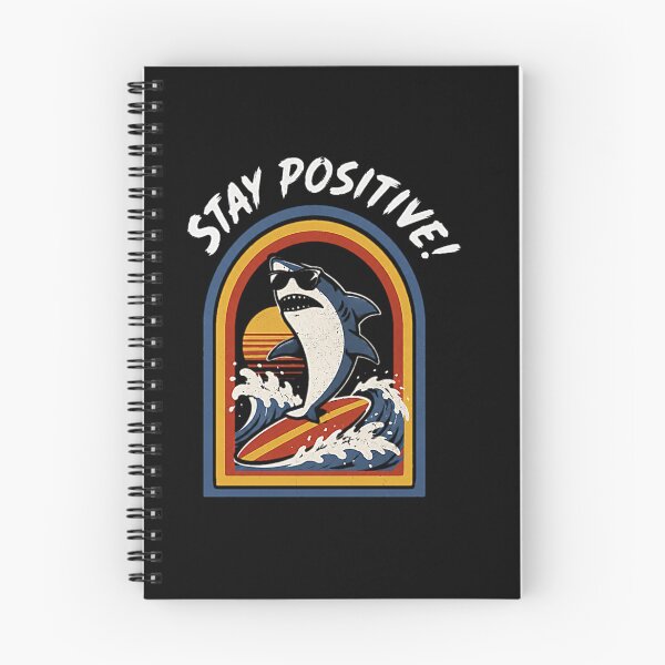 Item preview, Stay Positive - Shark Lover Wildlife Ocean Sea Animal Lover designed and sold by weirdcountry.