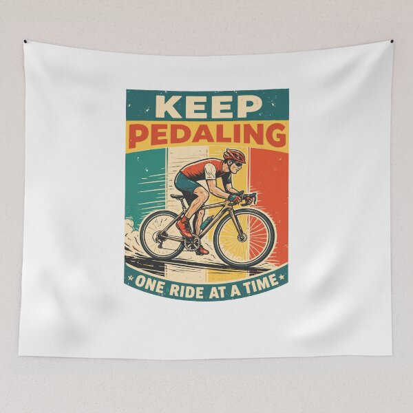 Item preview, Keep Pedaling One Ride At A Time designed and sold by Matinez Pink.