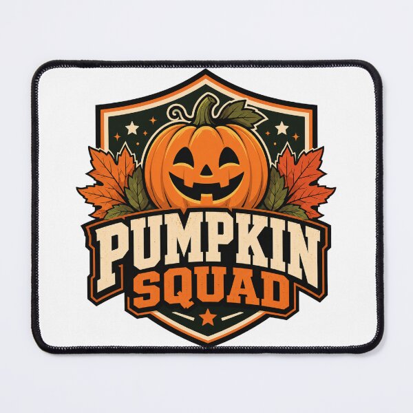 Item preview, Pumpkin Squad Halloween Badge Vector designed and sold by wizooo411.
