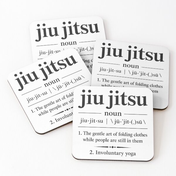 Item preview, Funny Jiu Jitsu Definition  designed and sold by Eh Plus Designs.