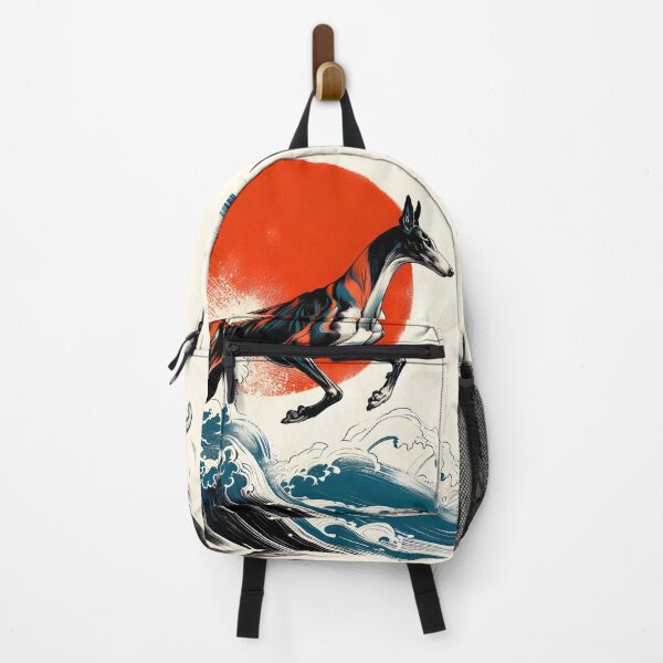 Item preview, GALOGO - Ukiyo-e Suibokuga Greyhounds - Vol. II - Ukiyo Motion Collection - Wave Runner designed and sold by GALOGO – Art for Sighthounds & Animal Welfare.