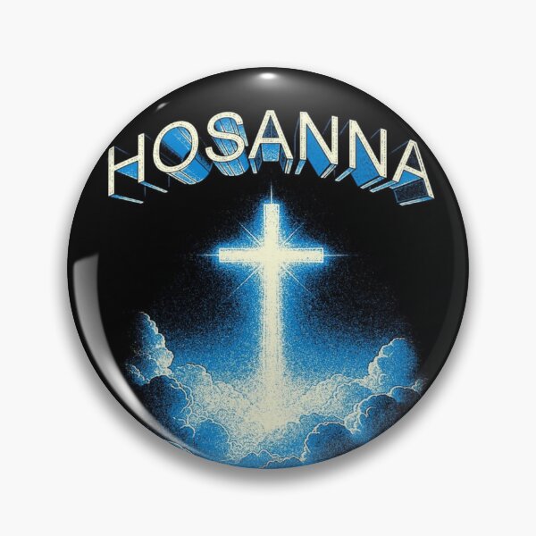 Item preview, Hosanna in the Highest Cross Christian Vintage Faith T-Shirt designed and sold by Jesus-istheway.