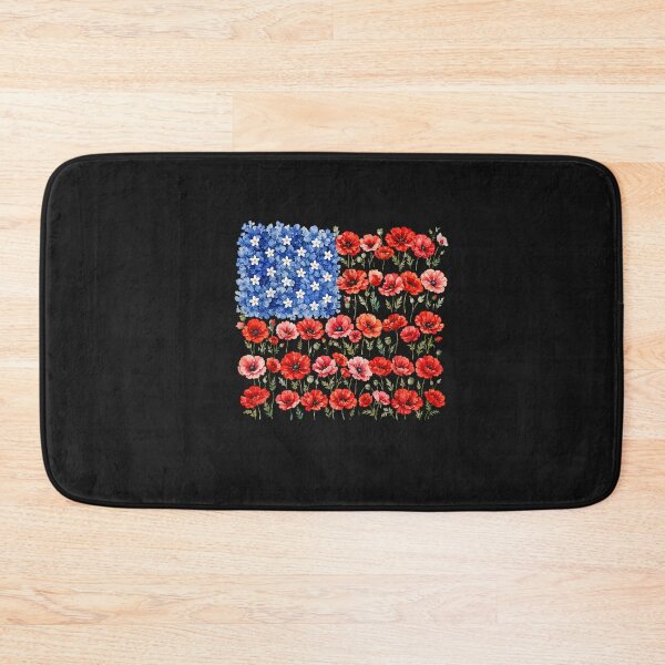 Item preview, Red Poppy Flower American Flag Memorial Day Poppies_2 designed and sold by FrankIsabel.