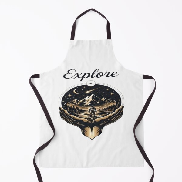 Item preview, Explore the Infinite: Cosmic Mountain Landscape in Hands designed and sold by Northern Glow Art.