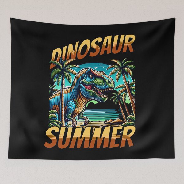 Item preview, T Rex Dinosaur Summer Vacation designed and sold by The Retromotel.