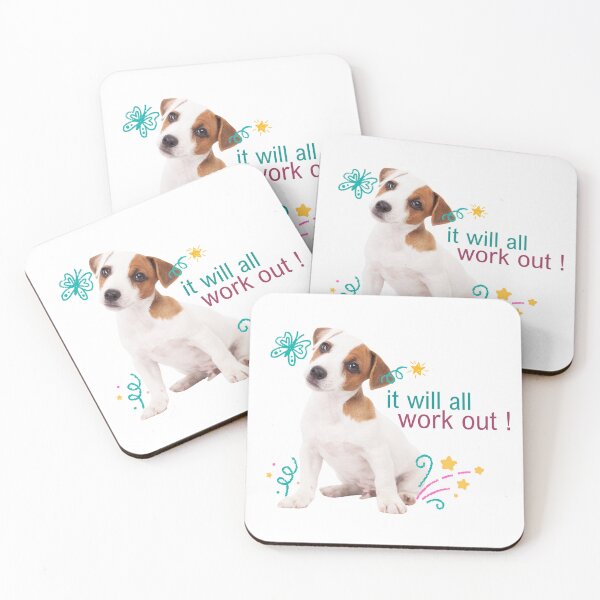 Item preview, cute puppy dog motivational life quote doodles designed and sold by renmei-studios.