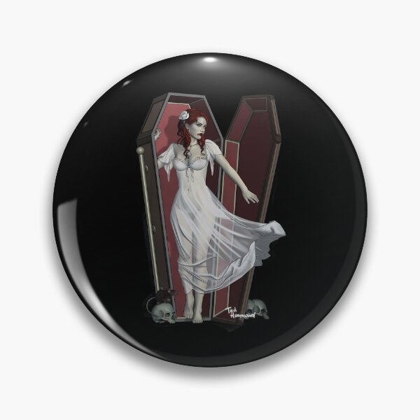 Item preview, Vampire Girl In Coffin designed and sold by Bluwum.