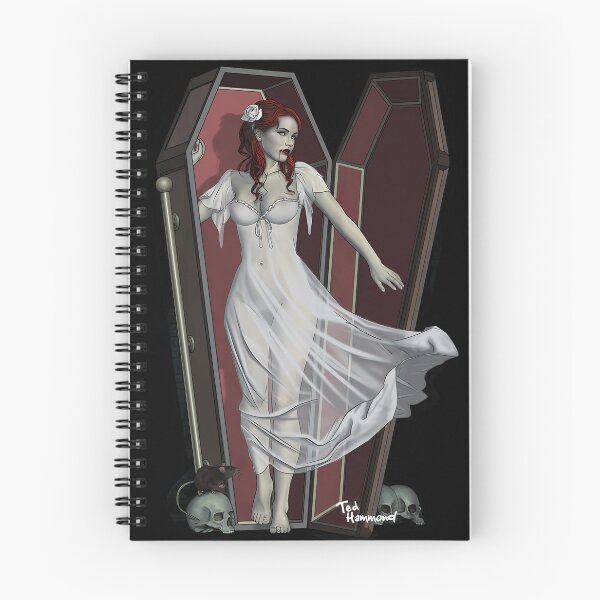 Item preview, Vampire Girl In Coffin designed and sold by Bluwum.