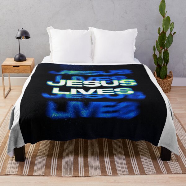 Item preview, Jesus Lives Christian Retro Typography Faith T-Shirt designed and sold by Jesus-istheway.