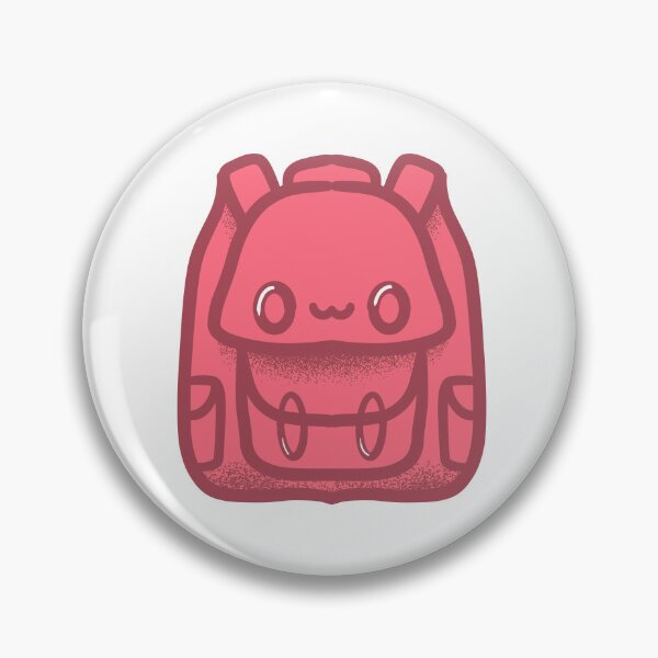 Item preview, Backpack Pink Sticker designed and sold by Nerdflipp.