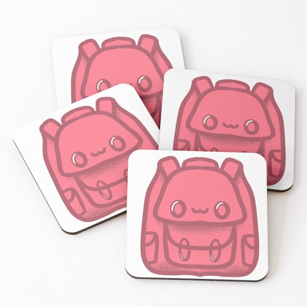 Item preview, Backpack Pink Sticker designed and sold by Nerdflipp.