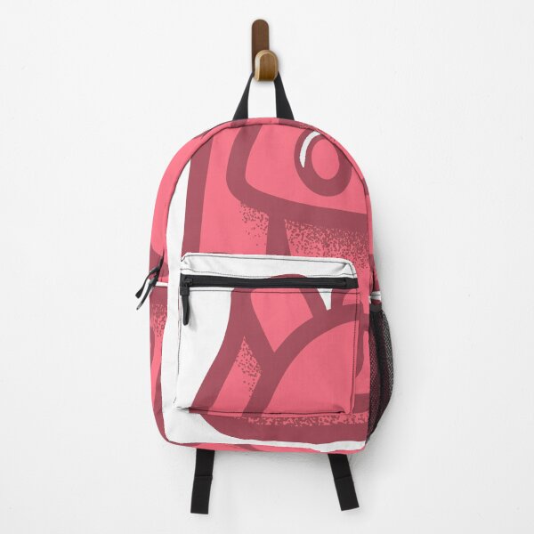 Item preview, Backpack Pink Sticker designed and sold by Nerdflipp.