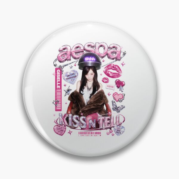 Item preview, Giselle Aespa Kiss n Tell Fan Art designed and sold by Valereekmerch.