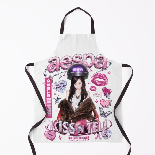 Item preview, Giselle Aespa Kiss n Tell Fan Art designed and sold by Valereekmerch.