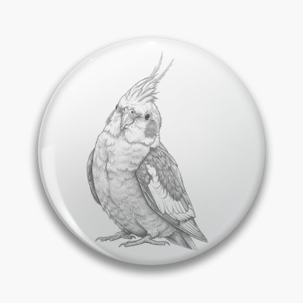 Item preview, Cockatiel Funny Bird designed and sold by goombi-creative.