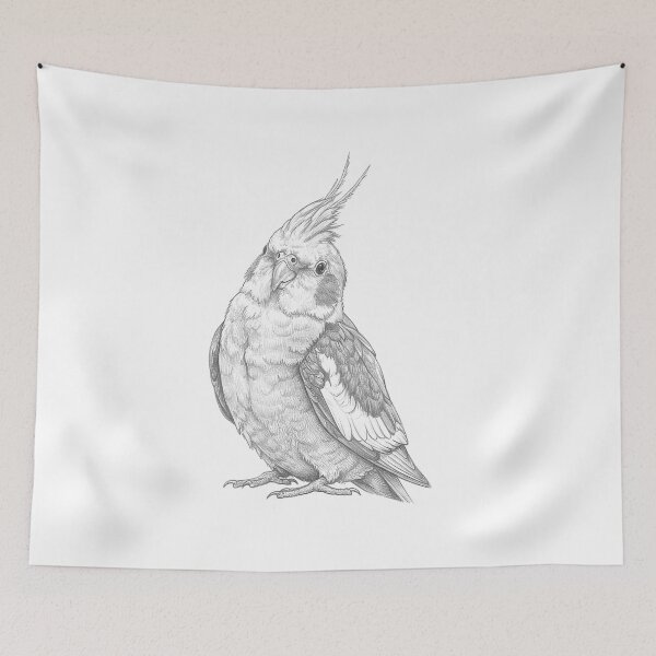 Item preview, Cockatiel Funny Bird designed and sold by goombi-creative.