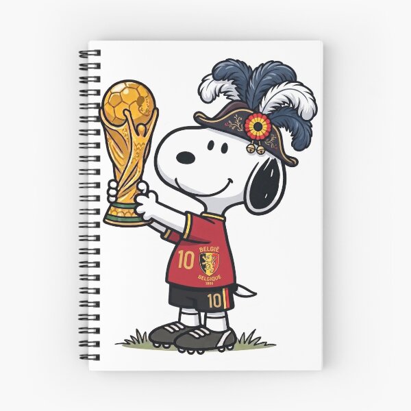 Item preview, Snoopy Champion du Monde Football Belgique designed and sold by windmildesigner.