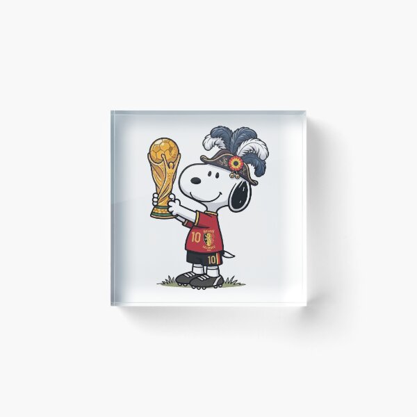 Item preview, Snoopy Champion du Monde Football Belgique designed and sold by windmildesigner.