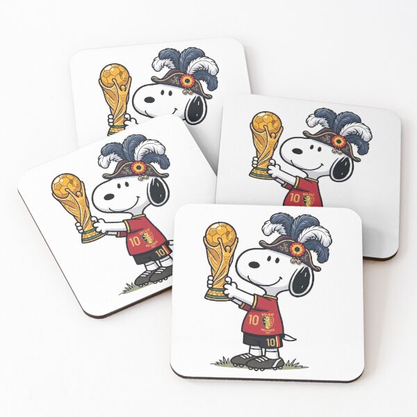 Item preview, Snoopy Champion du Monde Football Belgique designed and sold by windmildesigner.