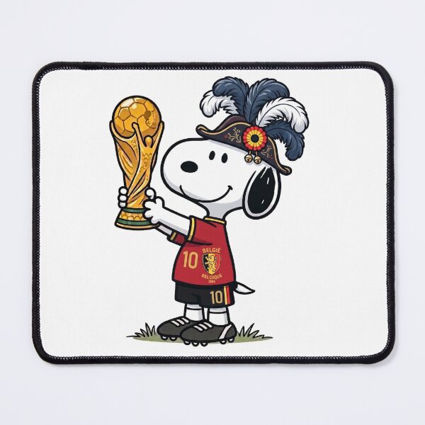 Item preview, Snoopy Champion du Monde Football Belgique designed and sold by windmildesigner.