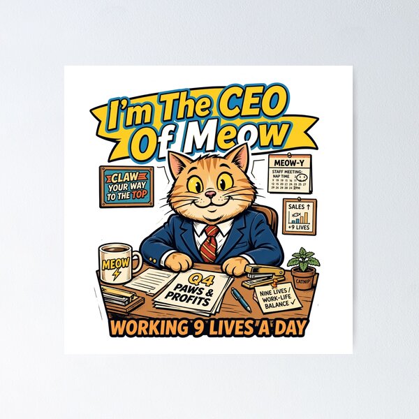 Item preview, I'm The CEO Of Meow designed and sold by HAYA6395.