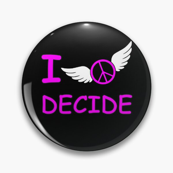 Item preview, I Decide Flying Peace Pink designed and sold by HoppRock.