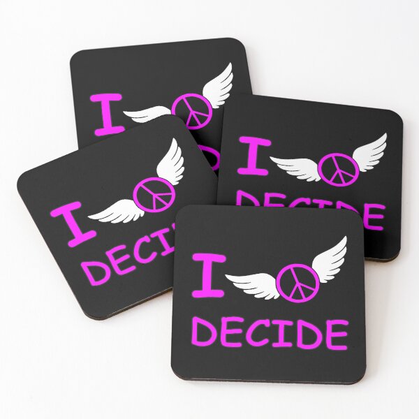Item preview, I Decide Flying Peace Pink designed and sold by HoppRock.