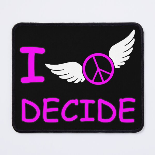 Item preview, I Decide Flying Peace Pink designed and sold by HoppRock.