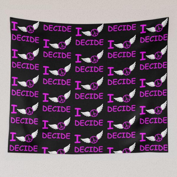 Item preview, I Decide Flying Peace Pink designed and sold by HoppRock.
