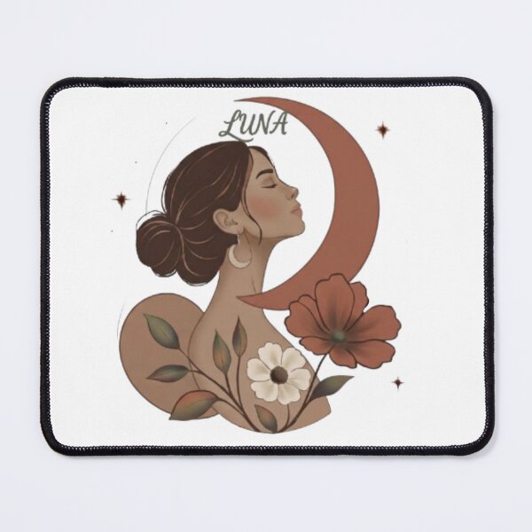 Item preview, Luna: Celestial Goddess and Floral Essence designed and sold by Northern Glow Art.