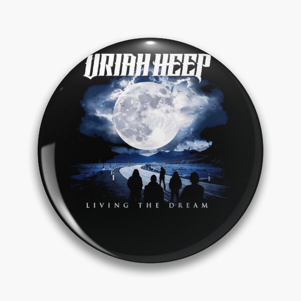 Item preview, URIAH HEEP LIVING THE DREAM Band Under Big Full Moon Night designed and sold by BLK Royalz.