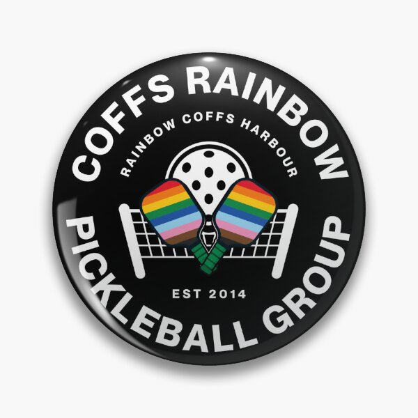 Artikelvorschau, Coffs Rainbow Pickleball entworfen und verkauft von flairandsquare.