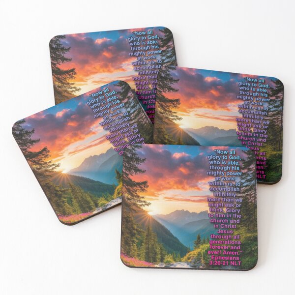 Item preview, Ephesians 3:20-21 NLT - JCTRUTHER designed and sold by JCTRUTHERshop.