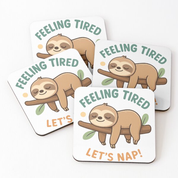 Item preview, Feeling tired - sloth napping designed and sold by GUNAPRIYAA.