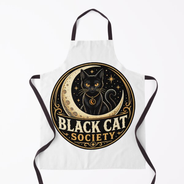 Item preview, Black Cat Society Halloween Badge Vector designed and sold by wizooo411.
